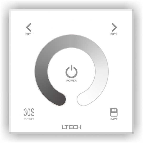 DX1 led wandbediening