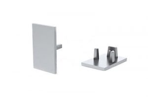 Aluminium eindkap Pro Line Ultra Slim, zonder draaddoorvoer