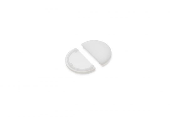 Halfronde eindkap voor LED LINE 3600 (2 stuks)