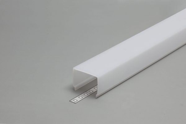 Hoge doorzichtige afdekkap voor led stripprofiel led line 4100