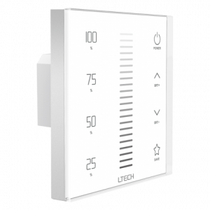 LED wandbedieningspaneel EX1S, 1 zone, single color
