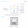 LED wandbedieningspaneel EX8, RGB-W, DMX, 4 zones - Afbeelding 3