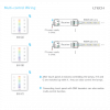 LED wandbedieningspaneel EX8, RGB-W, DMX, 4 zones - Afbeelding 5