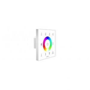 LED wandbedieningspaneel EX7S, RGB, DMX/RF, 4 zones
