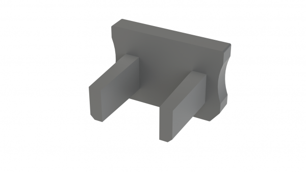 Eindkap zonder draaddoorvoer voor LED profiel led LINE 600 slim