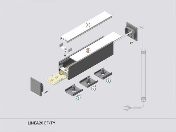 constructie tekening led profiel led line 140