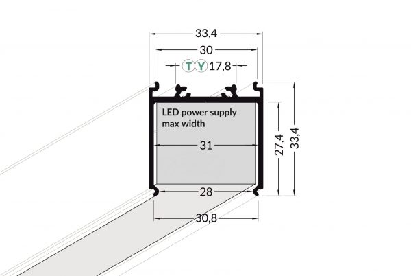 MONTAGEPROFIEL LED LINE 3700 - Afbeelding 2
