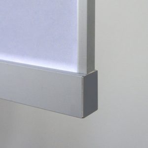 RVS eindkap zonder draaddoorvoer Pro Line Alu Glass