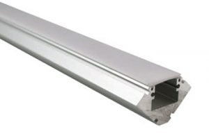 led profiel led line alu 45 met diffuse afdekkap
