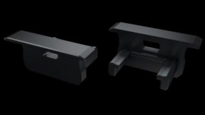 vierkante eindkap voor led profiel lp091