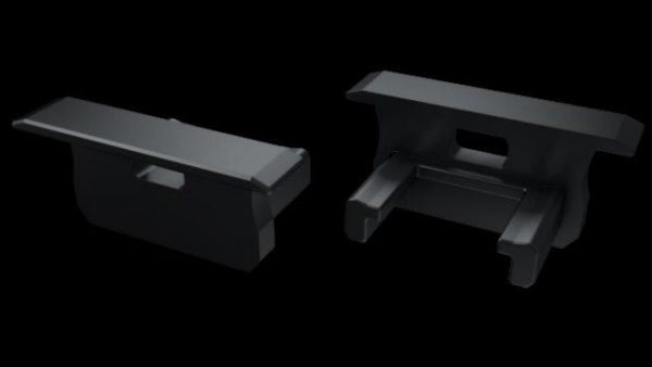 vierkante eindkap voor led profiel lp091