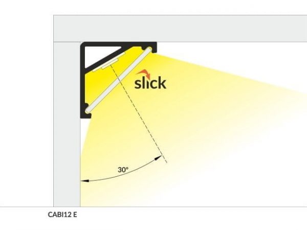 Lichtinval hoek 30 graden led profiel led line 150