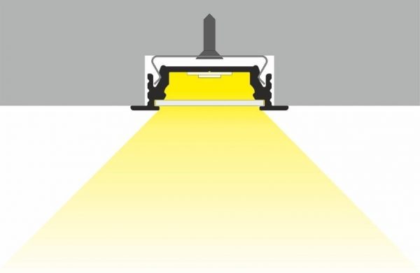 lichtinval led profiel led line 3400