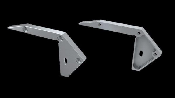 Eindkap links met draaddoorvoer voor LED LINE 3500 Trapprofiel