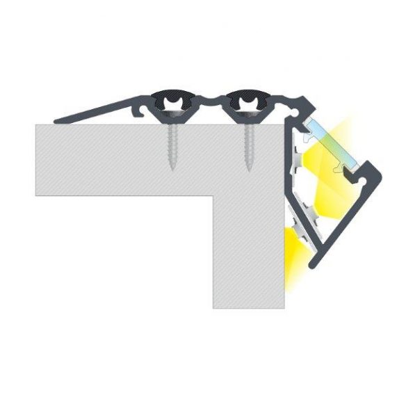 Montage tekening led profiel led line 3500 2