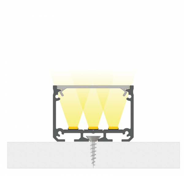 lichtinval led profiel led line 1000
