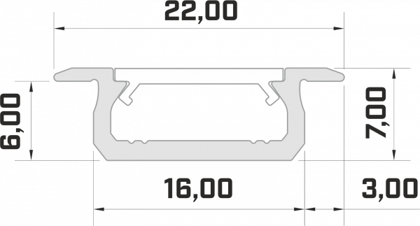 afmetingen led profiel led line 800