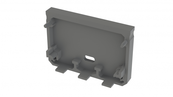 LED profiel led LINE 1000 eindkap met draaddoorvoer