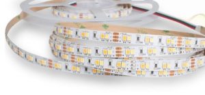 Kleurtemperatuur instelbare LED STRIP 120 LEDS/meter, 14,4W/meter, 1560 lm/meter