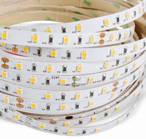 LED STRIP 60 LEDS/meter, 7,2W/meter, 720 lm/meter 2200K - Afbeelding 2
