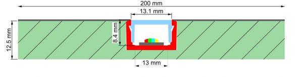 Paneel 1 lichtlijn - Afbeelding 3