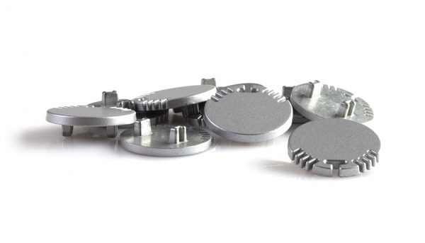 Aluminium eindkap ALU Round, zonder draaddoorvoer