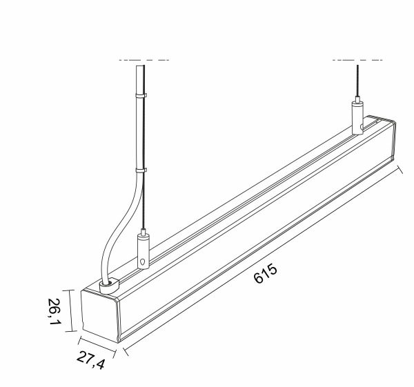 Led Pendel Armatuur - Lumi Linear Dileda - Afbeelding 7