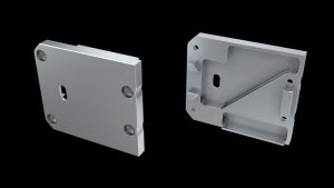 Eindkap 'links' voor LED LINE 4300, met draaddoorvoer