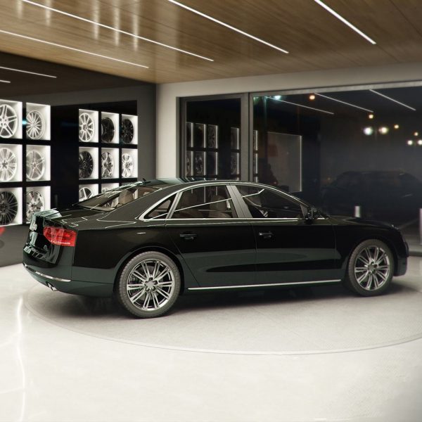 led line 500 ingebouwd in de garage sfeerverlichting