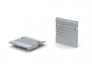 Aluminium eindkap Power Line 35 zonder draaddoorvoer