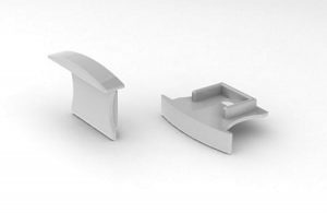 Slim Line 15 mm inbouw, Eindkap zonder draaddoorvoer