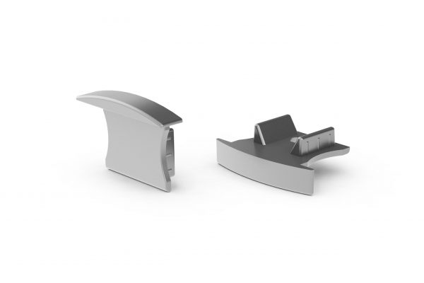 Eindkap Slim Line Wide 15 mm, zonder draaddoorvoer