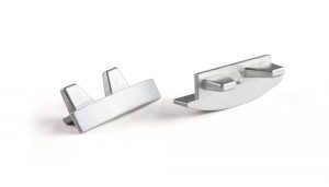 Eindkap met draaddoorvoer Slim Line Wide 8 mm inbouw