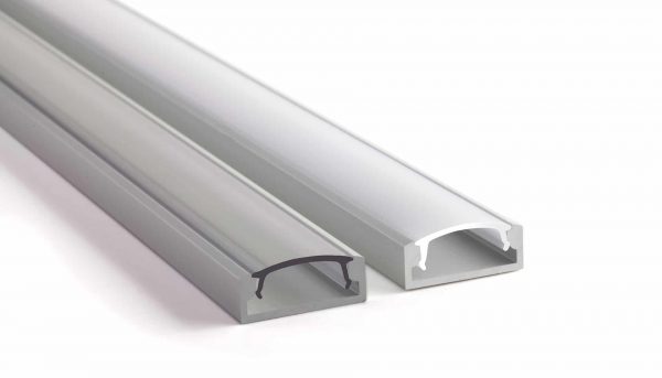Diffuse afdekkap voor ledstripprofiel slim line wide 8mm
