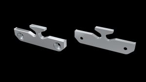 Aluminium eindkap voor montageprofiel, zonder draaddoorvoer