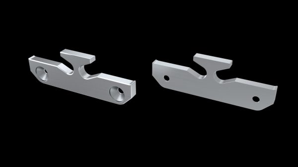 Aluminium eindkap voor montageprofiel, zonder draaddoorvoer